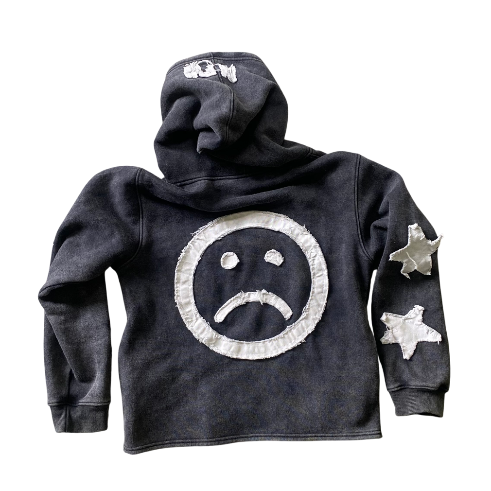 BLACK MOODY HOODIE