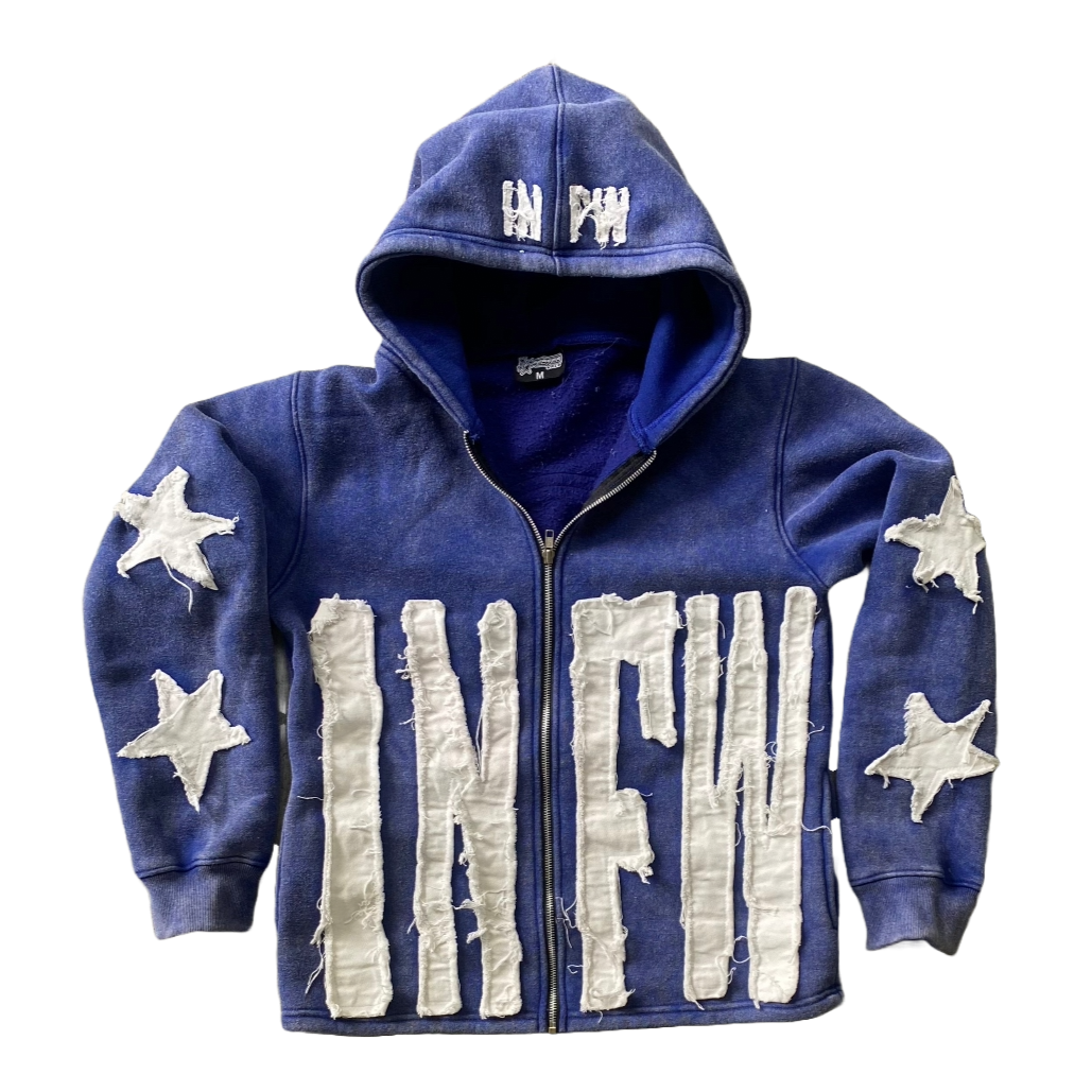 BLUE MOODY HOODIE