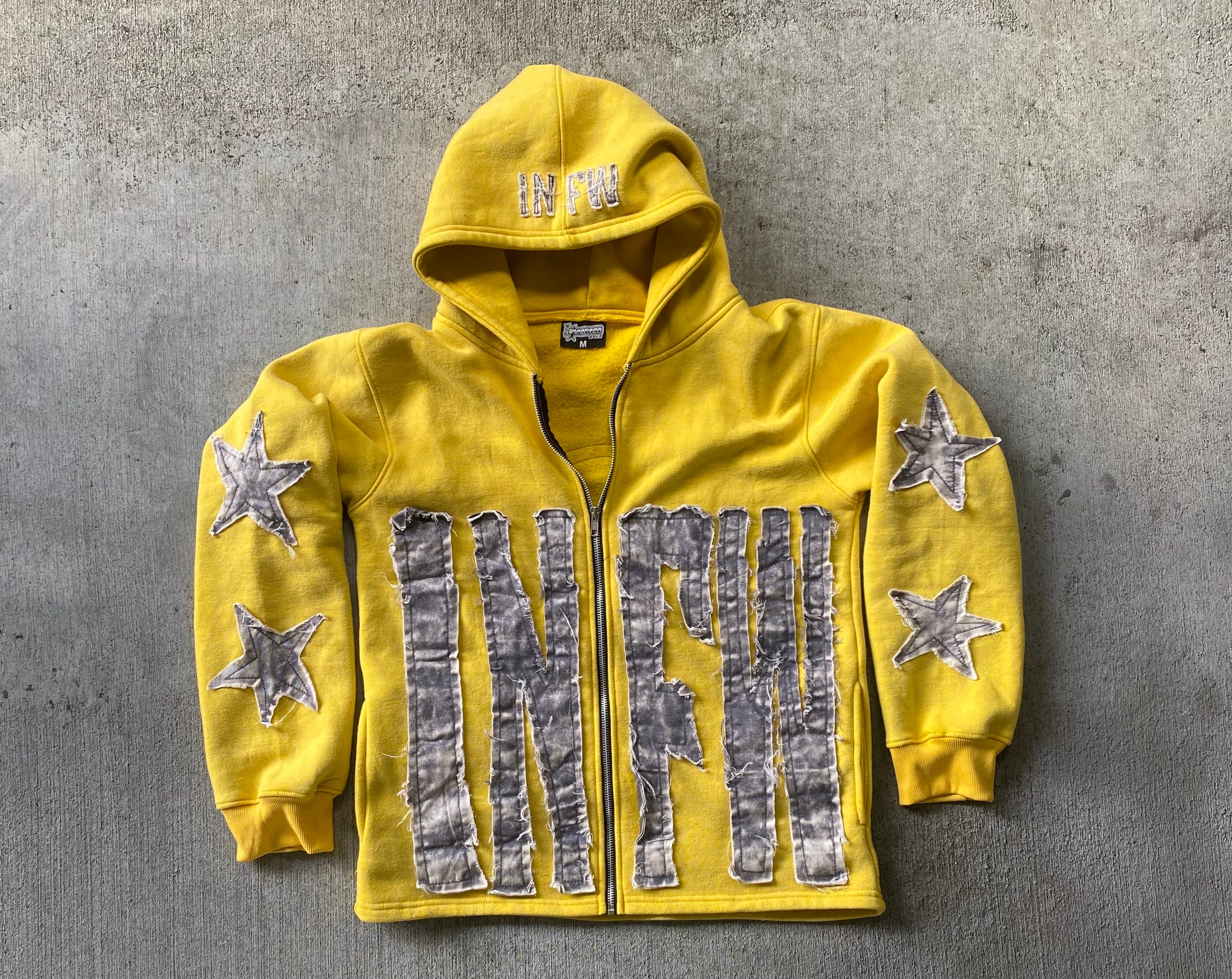 YELLOW INFW MOODY ZIP UP