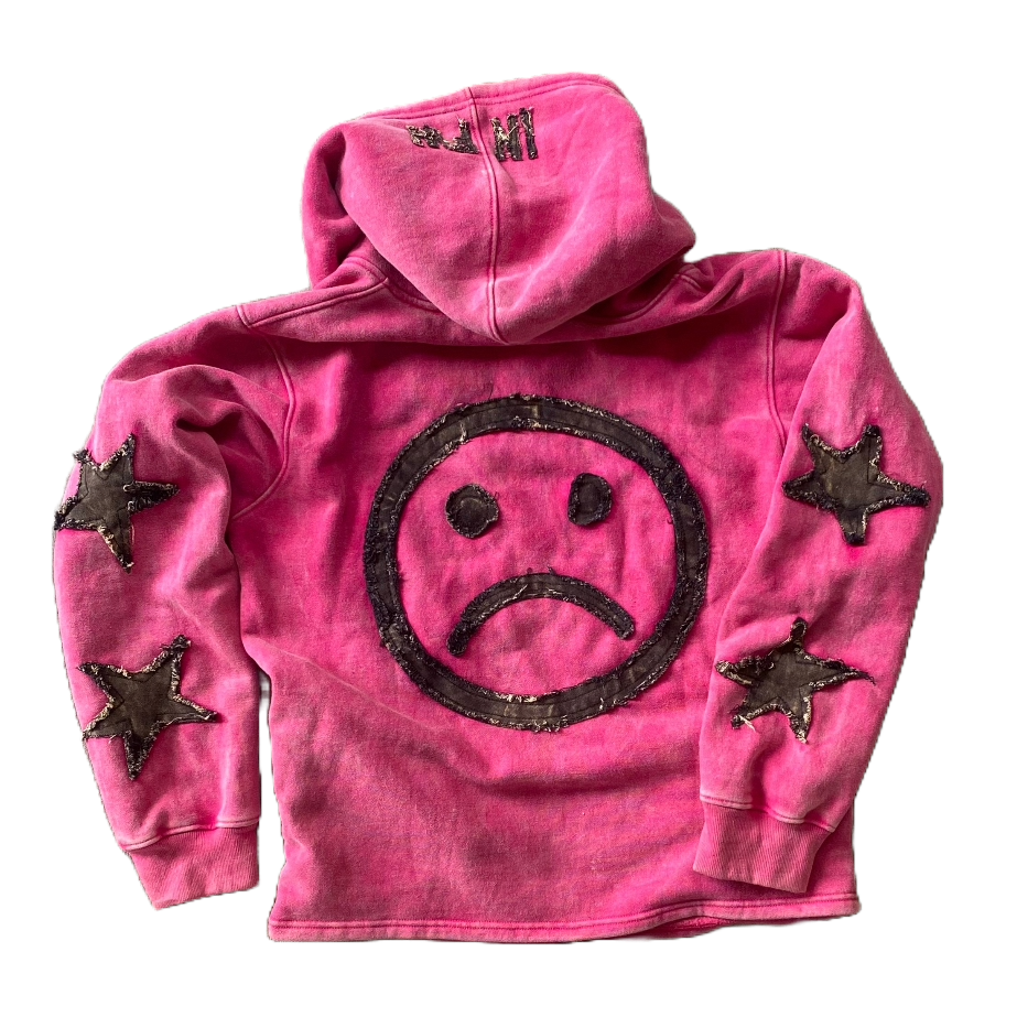 PINK MOODY HOODIE